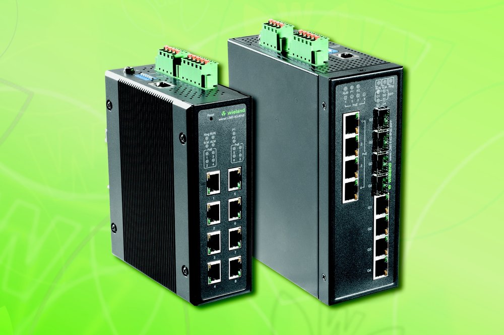 Contrôle complet du réseau grâce au dernier switch Ethernet wienet de Wieland Electric
